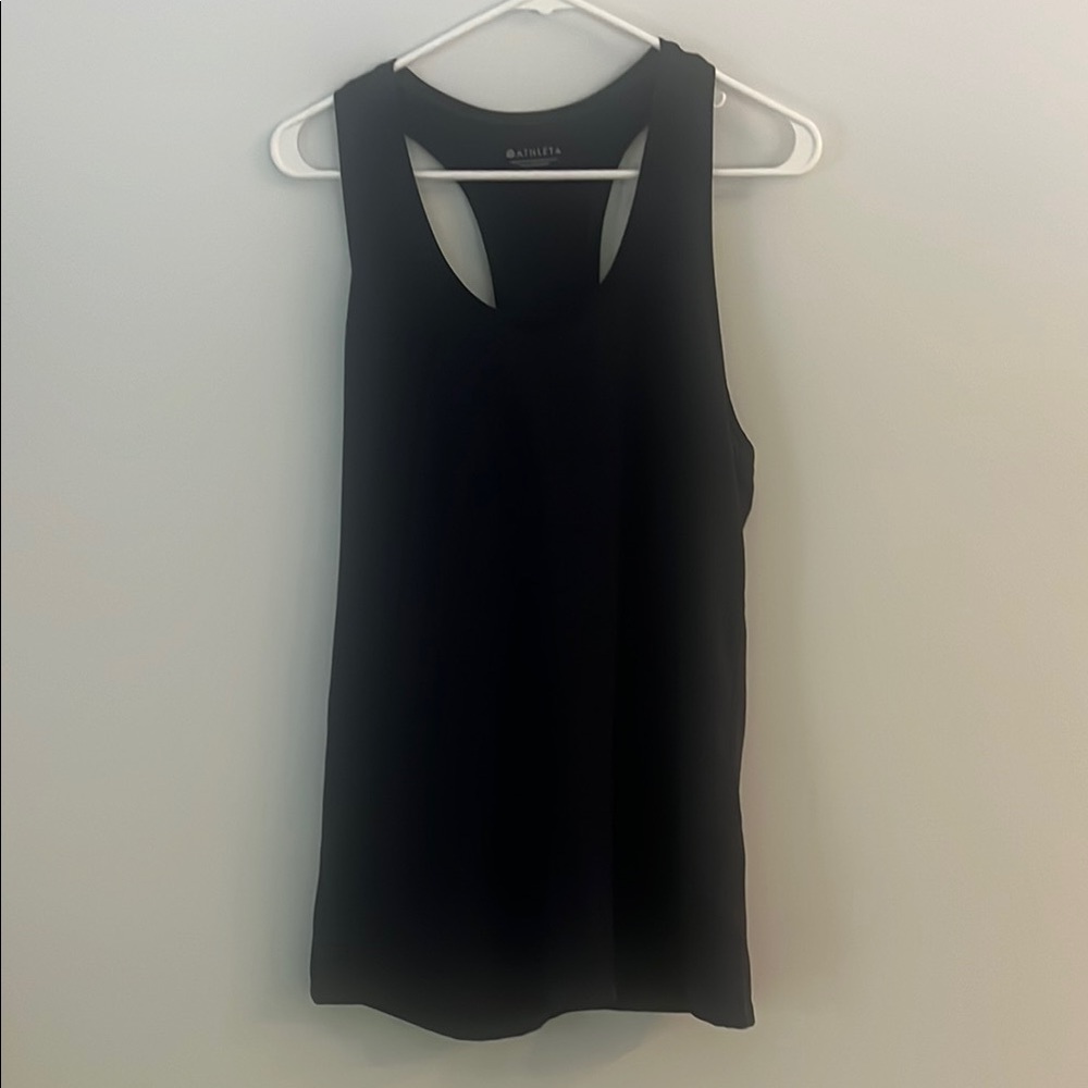 Athleta Black and White Sleeveless Tank Top - Picture 1 of 6